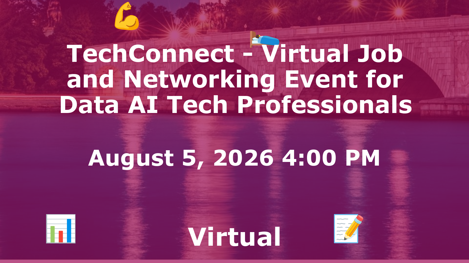 TechConnect - Virtual Job and Networking Event for Data AI Tech Professionals event image